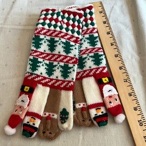 Adult Vintage Harlequin Design gloves by Cynthia McKinney New